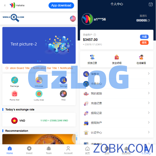 新版多语言海外投资理财系统/影视外汇虚拟币理财投资系统