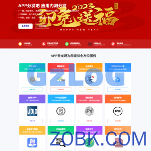 第八区分发/支持1G大包签名/多套下载模版/UI高端大气/H5一键封装/ios免签封装/企业签名/超及签名