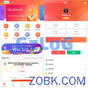 新UI多语言投资理财系统/海外基金虚拟币投资返利源码/前端VUE