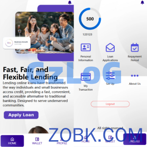 海外贷款平台/小额贷款系统/信用分/合同/提现码