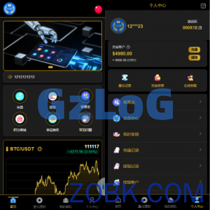 多语言虚拟币量化投资系统/海外币种投资/前端vue