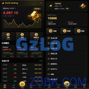 PHP版海外高端黄金交易源码/微盘微交易/黄金投资交易