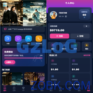 多语言视频任务系统/VIP任务/视频返利/余额宝/前端VUE