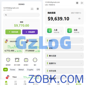 多语言PC/H5版st7交易所/美股/外汇/理财/贷款/K线控制